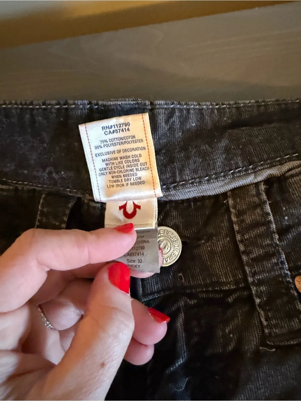 True Religion Men’s Ricky Corduroy Jeans